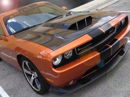 BMC Carbon Fiber Ram Air Hood 08-up Dodge Challenger - Click Image to Close